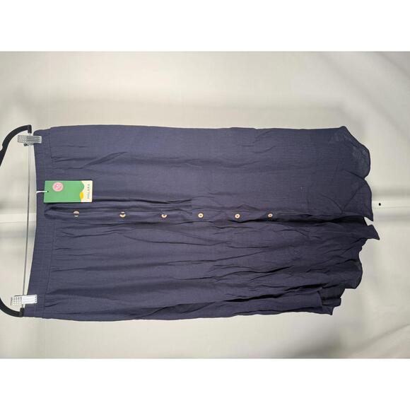 NWT Halara High Waisted Drawstring Pocket Flowy Midi Casual Skirt Size XL - Picture 2 of 8